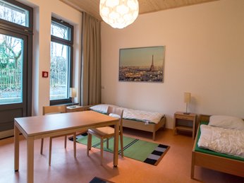 Zweibettzimmer in der Geschützen Werkstadt Bonnewitz
