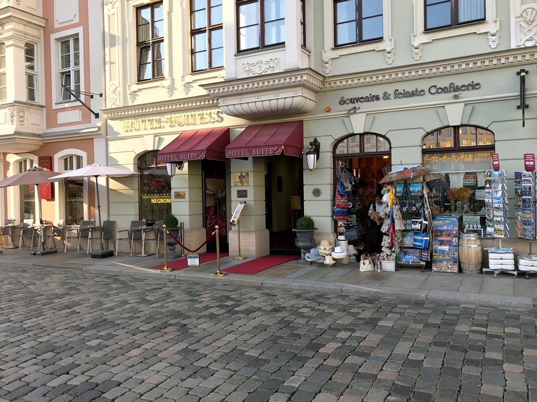 Eingangsbereich Hotel Suitess Dresden