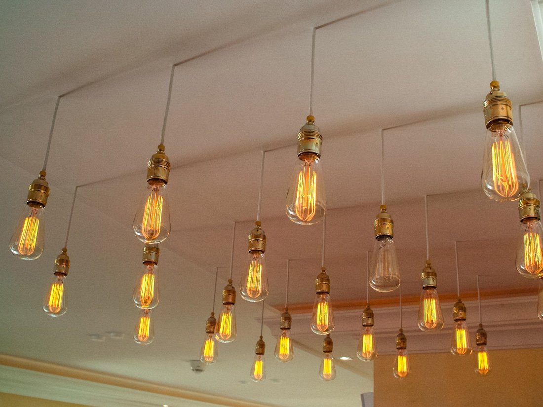 Detailaufnahme Lampe Hotel Suitess in Dresden.