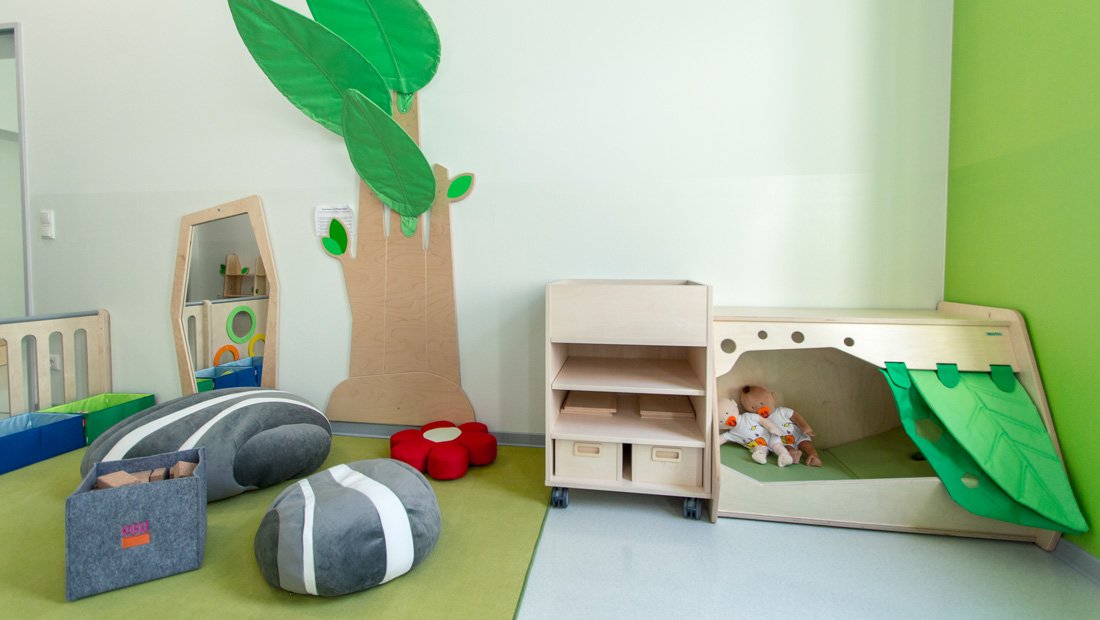 Detailansicht Gruppenraum Waldkindergarten Ottendorf-Okrilla
