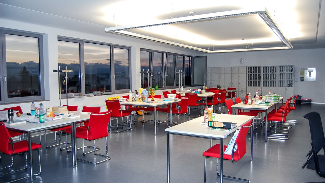 Lehrerzimmer im Gymnasium Großröhrsdorf